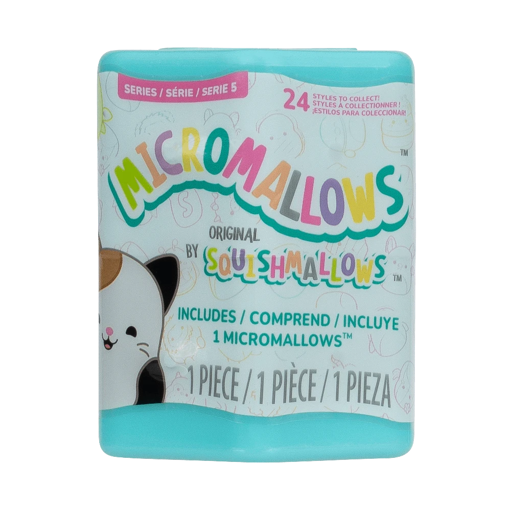 SQUISHMALLOWS W5 Paslaptingas pliušinis gyvūnėlis „Micromallows“