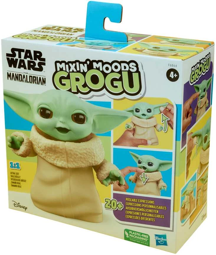Star Wars Veido išraišką keičianti Grogu figūrėlė, 12 cm