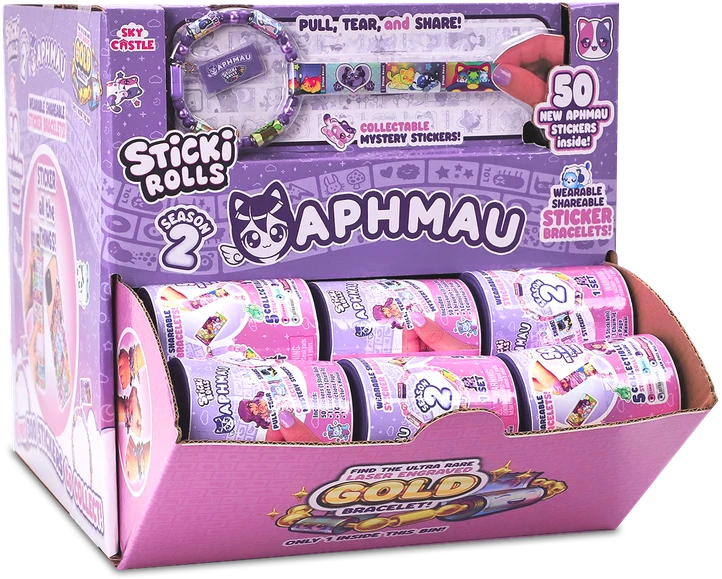 STICKI ROLLS APHMAU Apyrankė su lipdukais