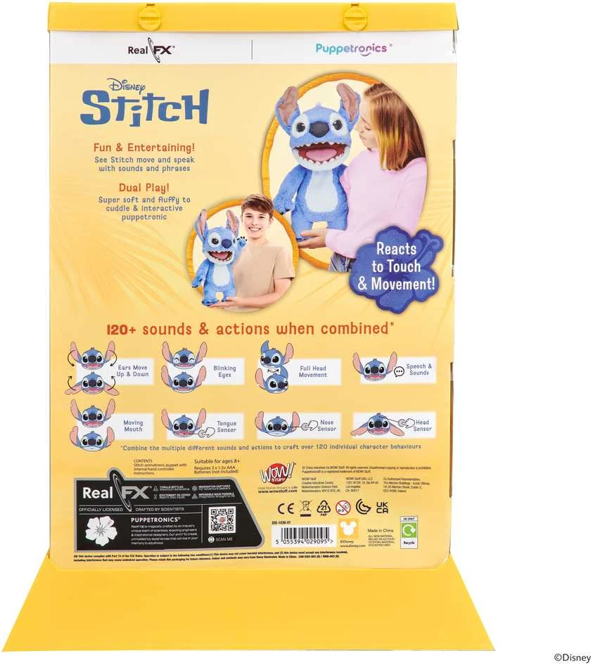 Disney REAL FX STITCH interaktyvus gyvūnėlis