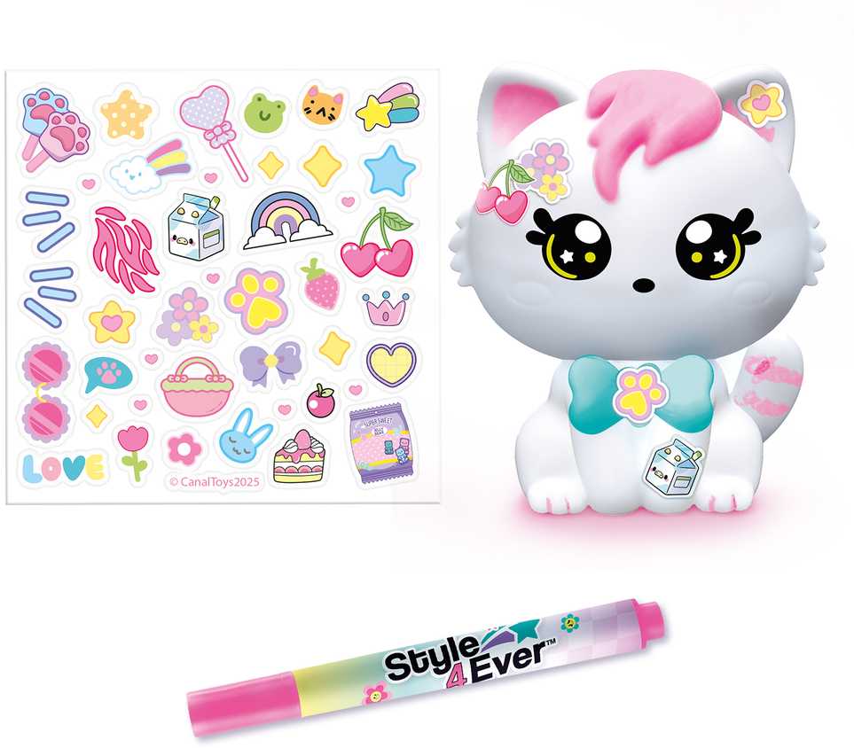 Canal Toys STYLE 4EVER STYLE 4 EVER Šviečiantis gyvūnėlio dekoravimo rinkinys