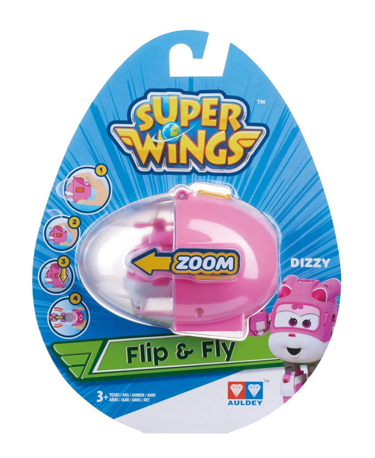 Alpha Group Super Wings Lėktuvėlis Dizzy su paleidimo mechanizmu