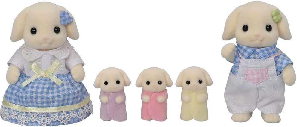 SYLVANIAN FAMILIES Gėlių triušiukų šeimynėlė