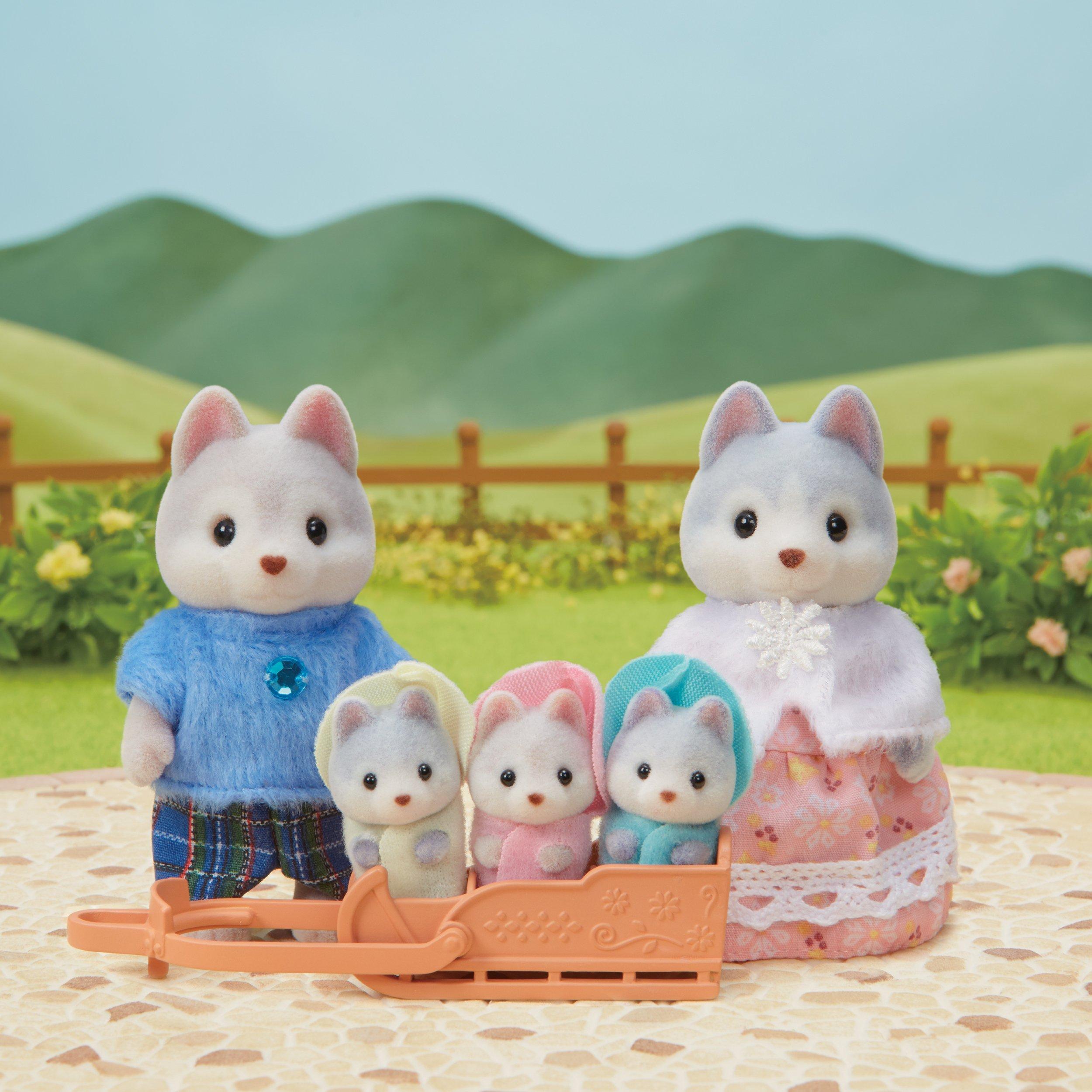 SYLVANIAN FAMILIES Haskių šeimynėlė aprašymas - Prekės nuotrauka