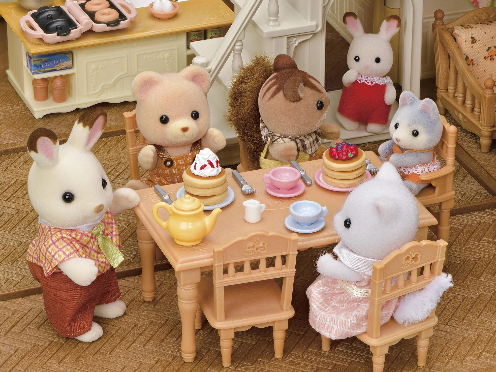 Sylvanian Families Kaimo namas su raudonu stogu