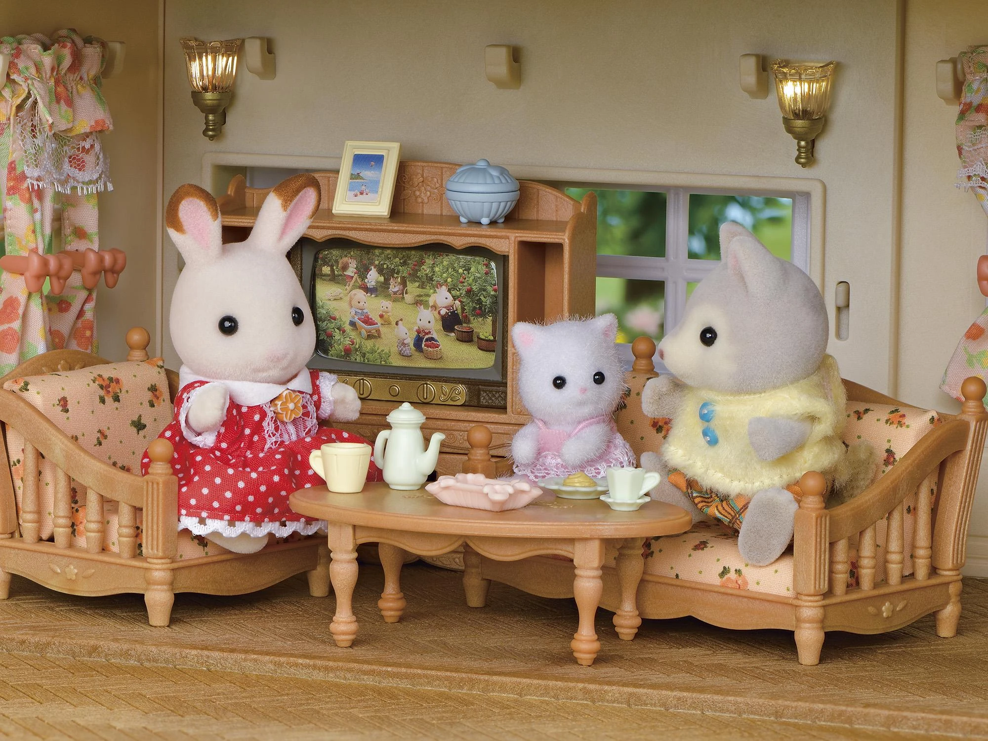 Sylvanian Families Kaimo namas su raudonu stogu