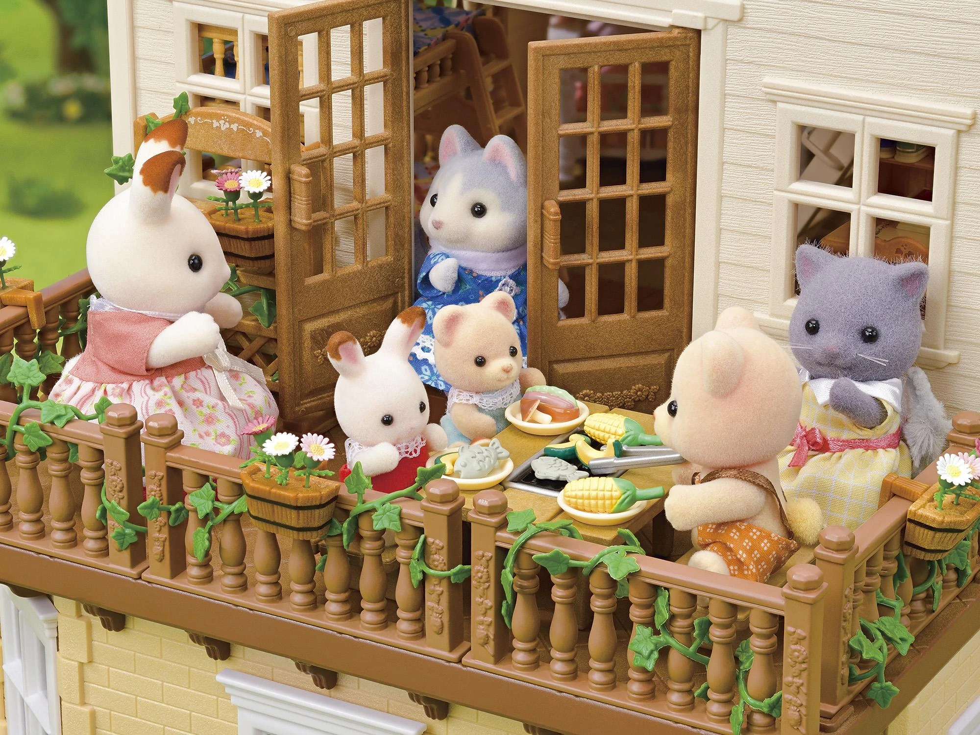 Sylvanian Families Kaimo namas su raudonu stogu