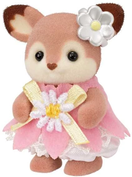 SYLVANIAN FAMILIES Mažyliai elniukai su gėlių sūpynėmis