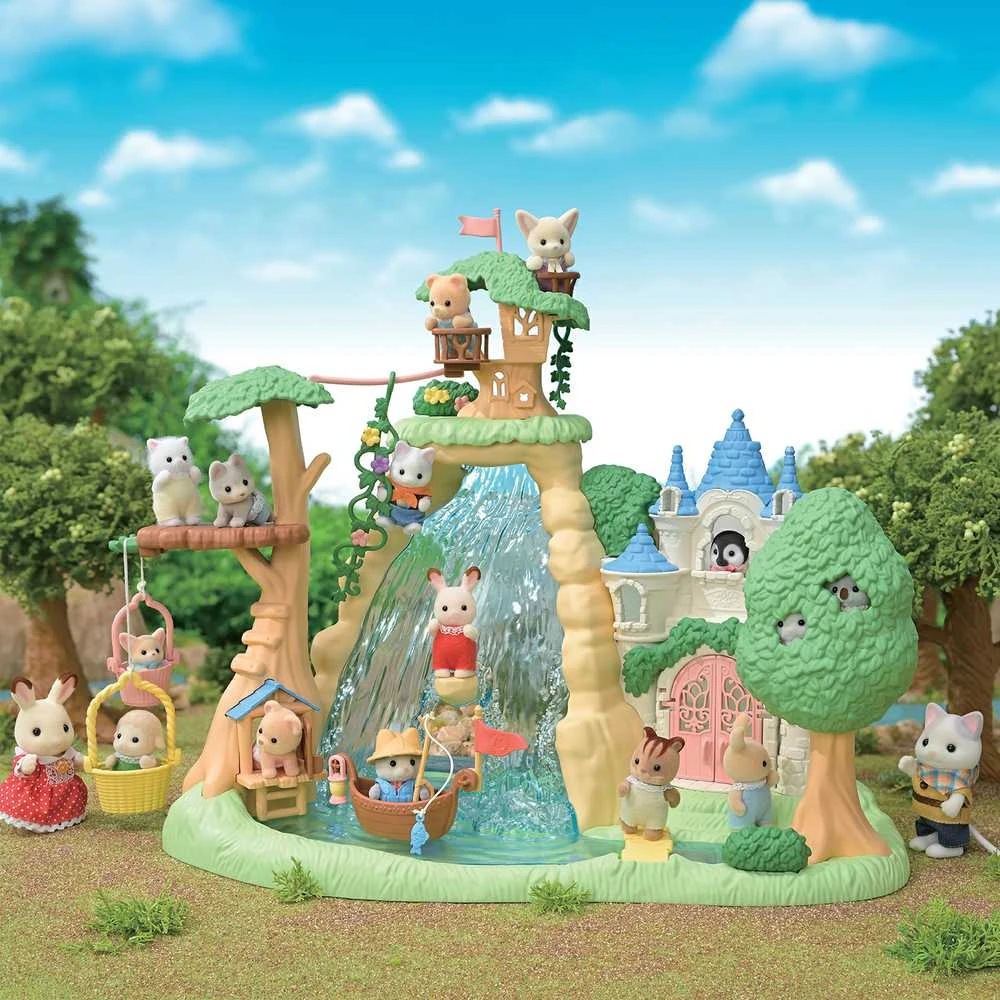 SYLVANIAN FAMILIES Rinkinys „Slaptas miško krioklys“