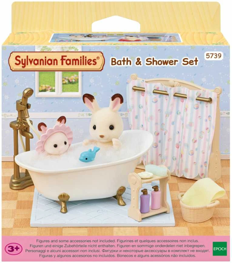 SYLVANIAN FAMILIES Rinkinys „Vonia ir dušas“