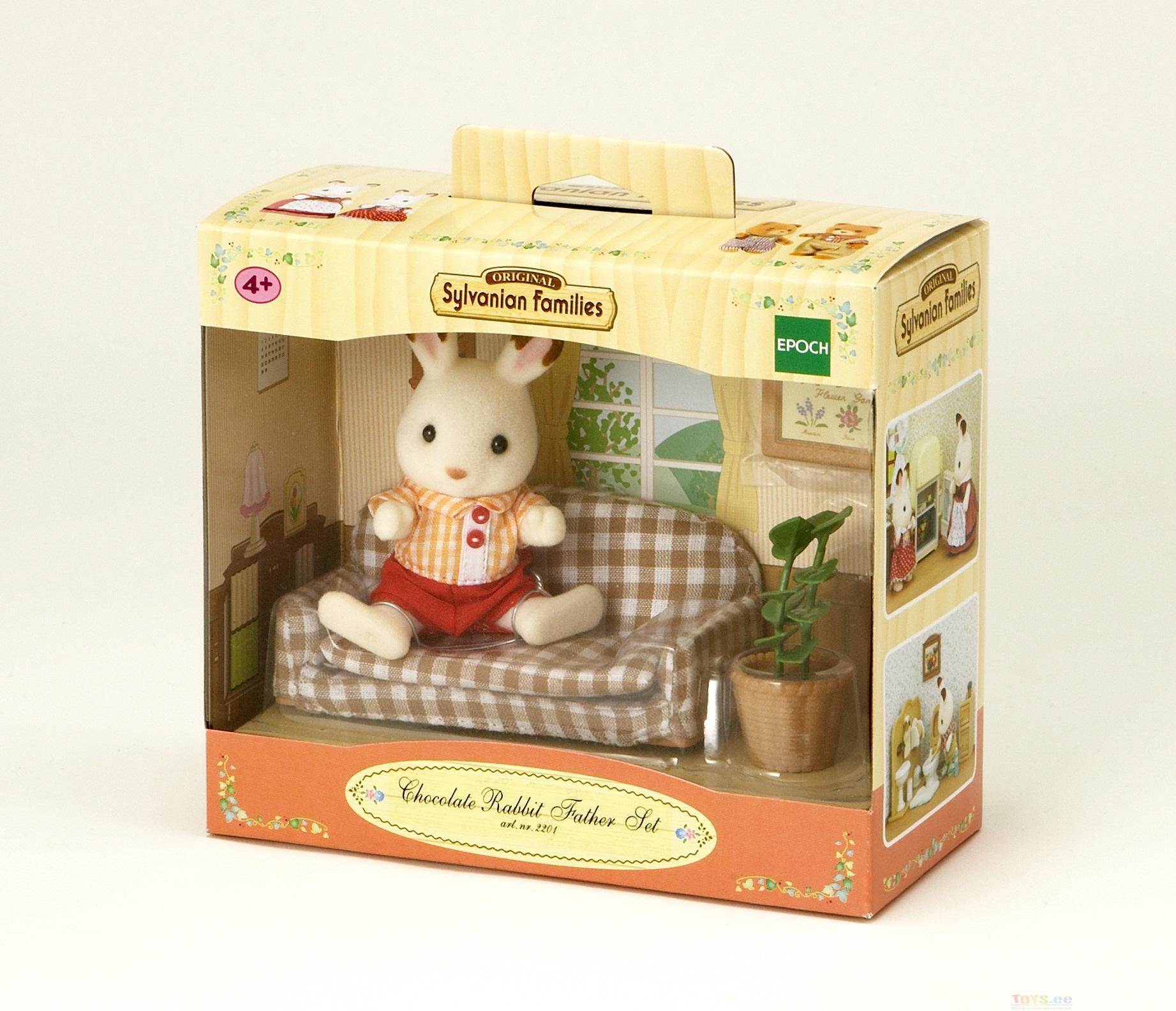 Sylvanian Families Triušis tėtis ir sofa