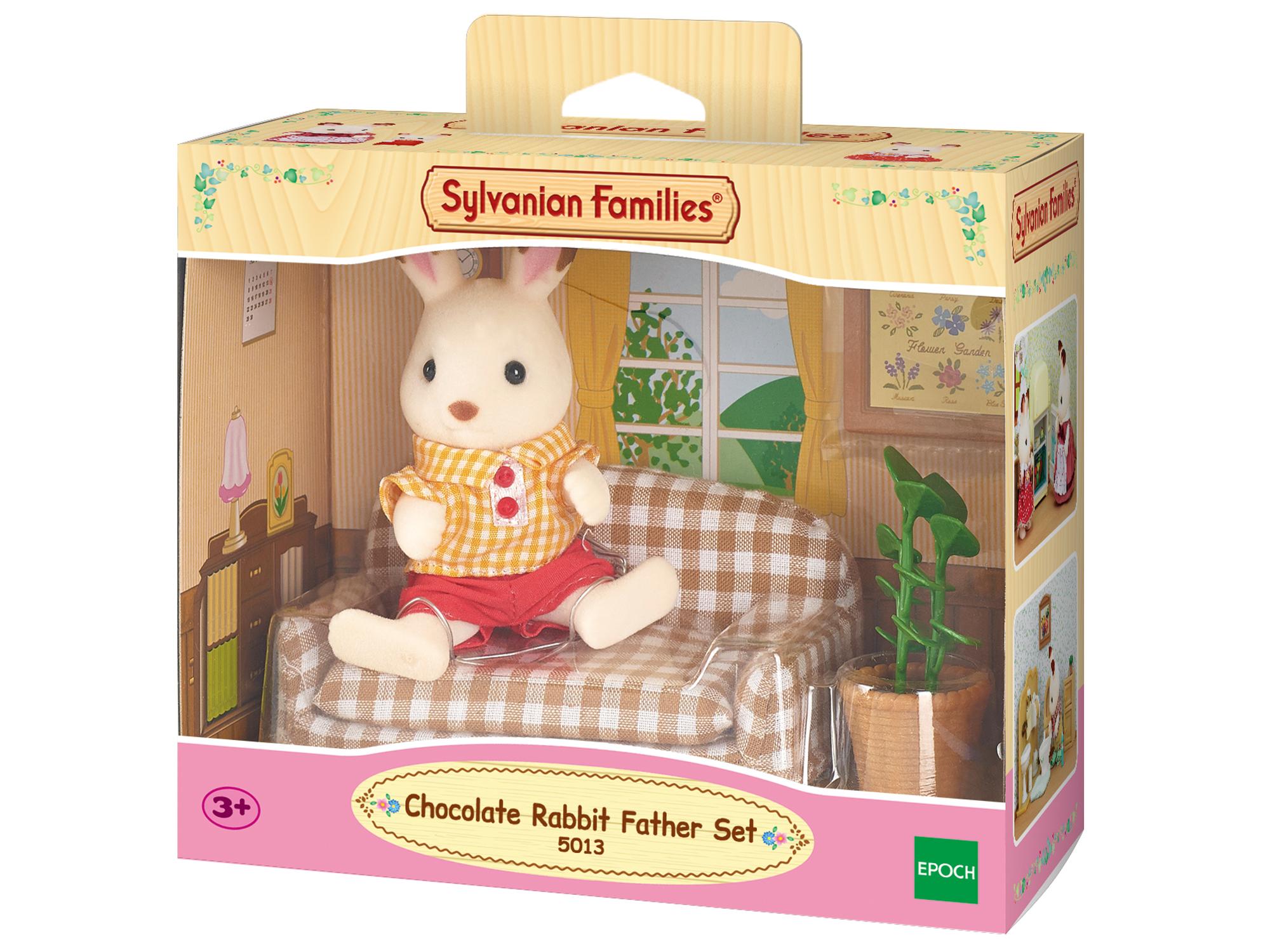 Sylvanian Families Triušis tėtis ir sofa