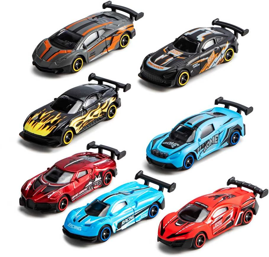 SZ TOYS Metalinis lenktyninis automobilis, 9 cm