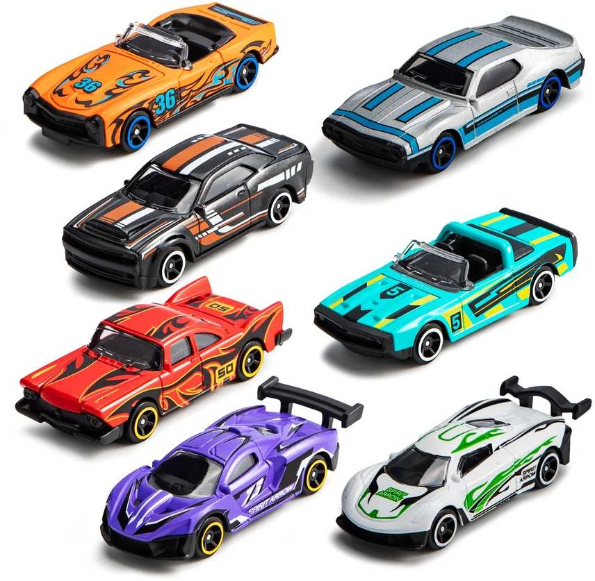 SZ TOYS Metalinis lenktyninis automobilis, 9 cm
