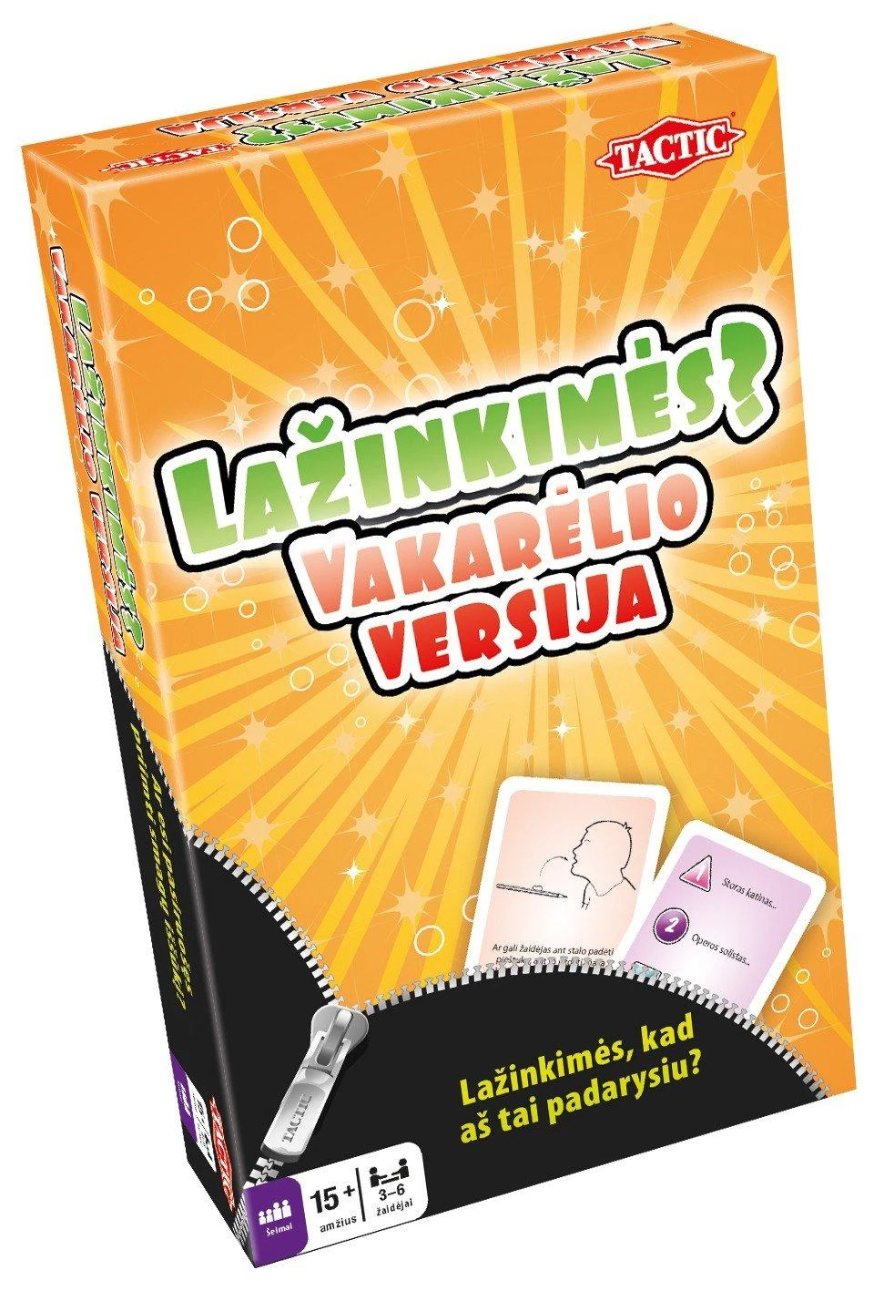 Tactic Kelioninis žaidimas „Lažinkimės?“ vakarėlių versija (Lietuvių kalba)