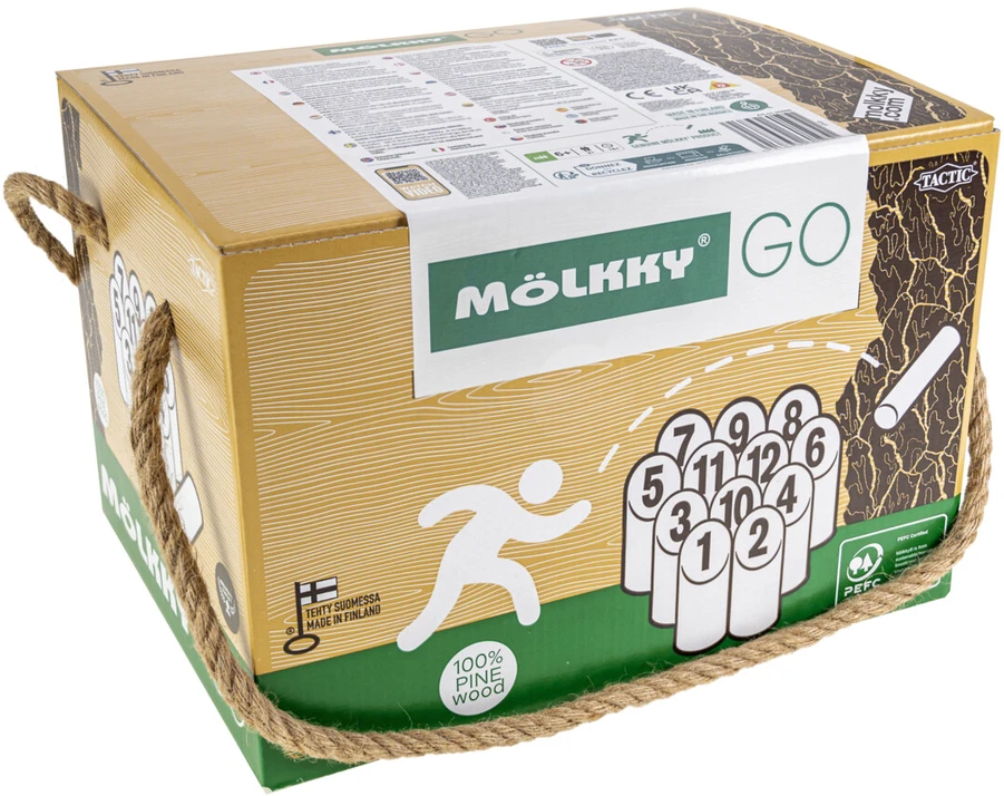 TACTIC Mölkky GO kartoninėje dėžutėje
