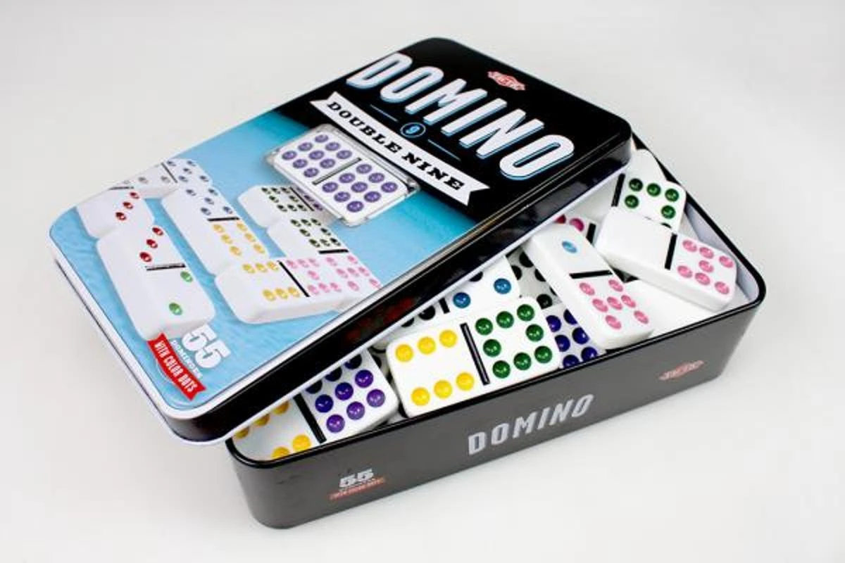 Tactic Stalo žaidimas „Domino Double 9"