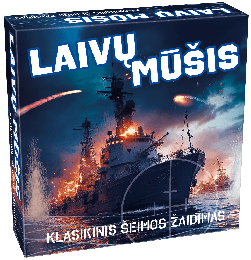 Tactic Stalo žaidimas „Laivų mūšis“ (Lietuvių kalba)