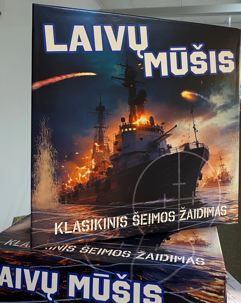 Tactic Stalo žaidimas „Laivų mūšis“ (Lietuvių kalba)