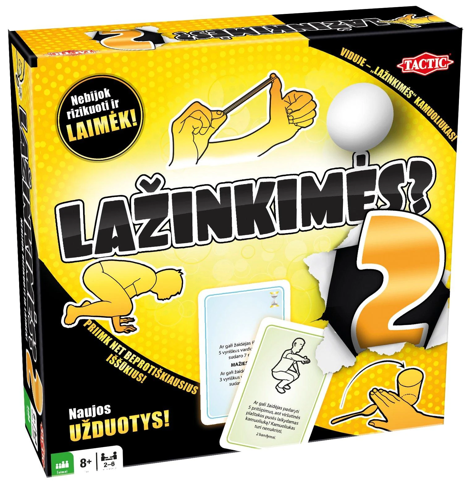 TACTIC Žaidimas LAŽINKIMĖS? 2 aprašymas - Prekės nuotrauka