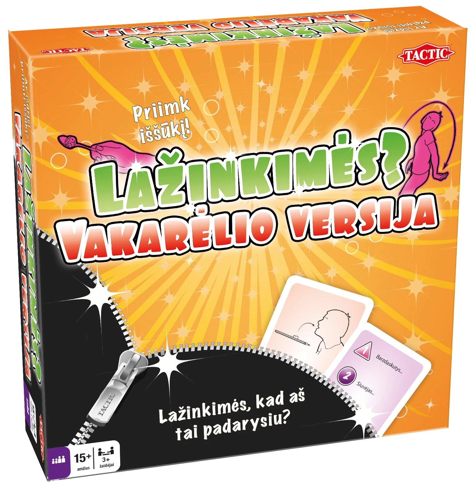 Tactic Žaidimas „Lažinkimės?“, vakarėlio versija, LT
