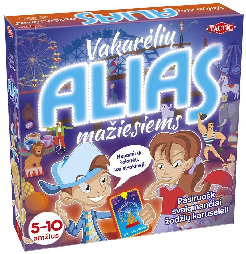 Stalo žaidimas TACTIC Vakarėlių Alias, Junior, LT 54536