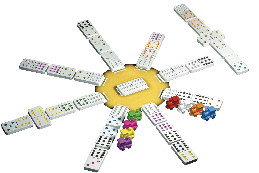 Tactic Meksikietiško traukinio žaidimas metalinėje dėžutėje