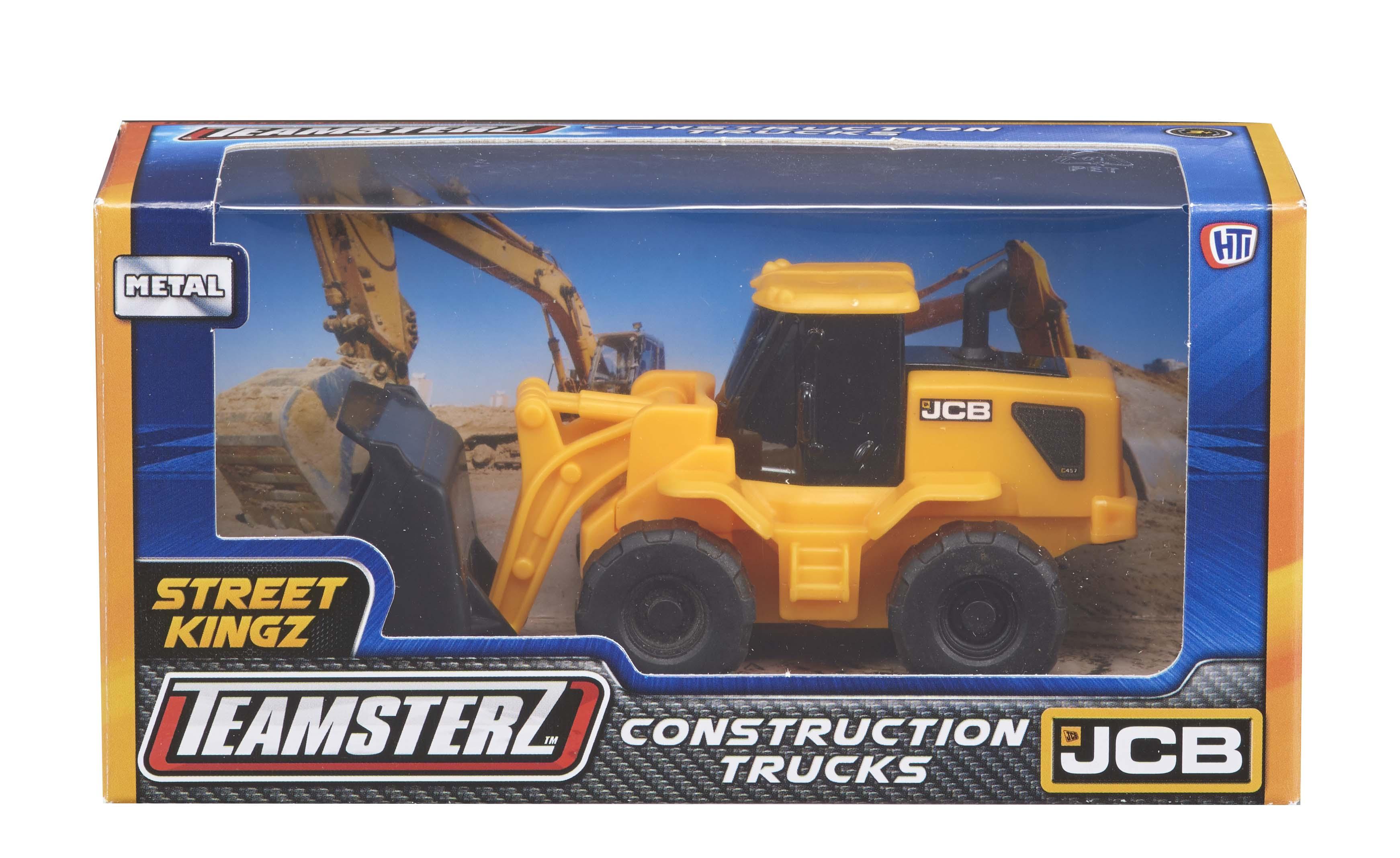 Teamsterz JCB statybinis automobilis, 10 cm