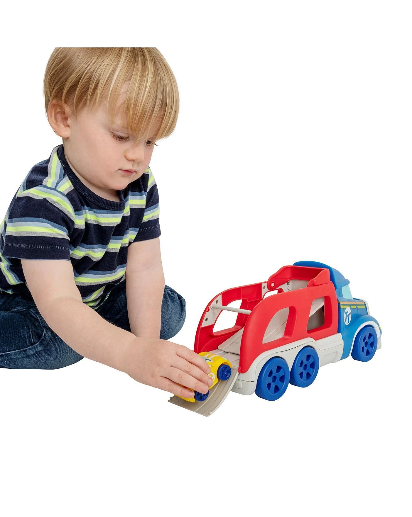 Žaislinė miesto platforma su automobiliuku Dumel