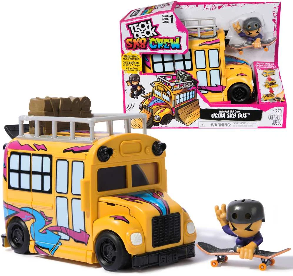Rinkinys TECH DECK „Crew Ultra Sk8 Bus“