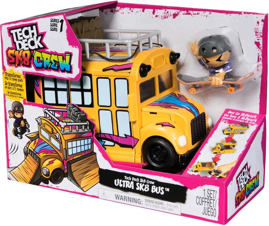 Rinkinys TECH DECK „Crew Ultra Sk8 Bus“