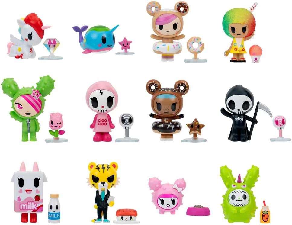 TOKIDOKI Figūrėlė ir aksesuaras, 5 cm