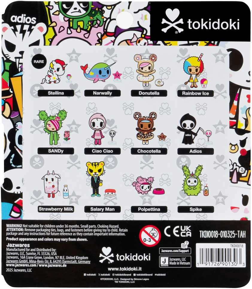 TOKIDOKI Figūrėlė ir aksesuaras, 5 cm