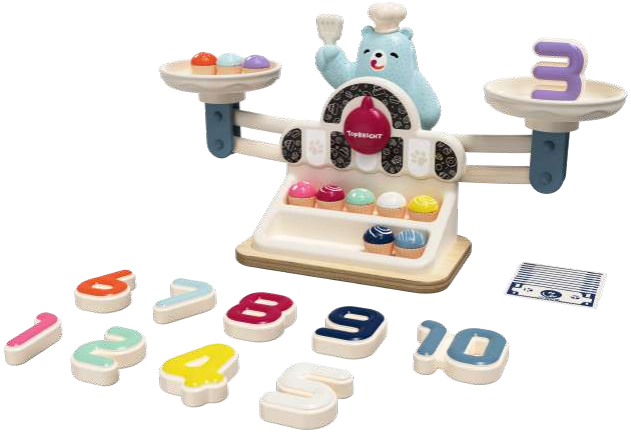 Top Bright Lavinimo žaislas TopBright Yummy Bear Scale 121089TB