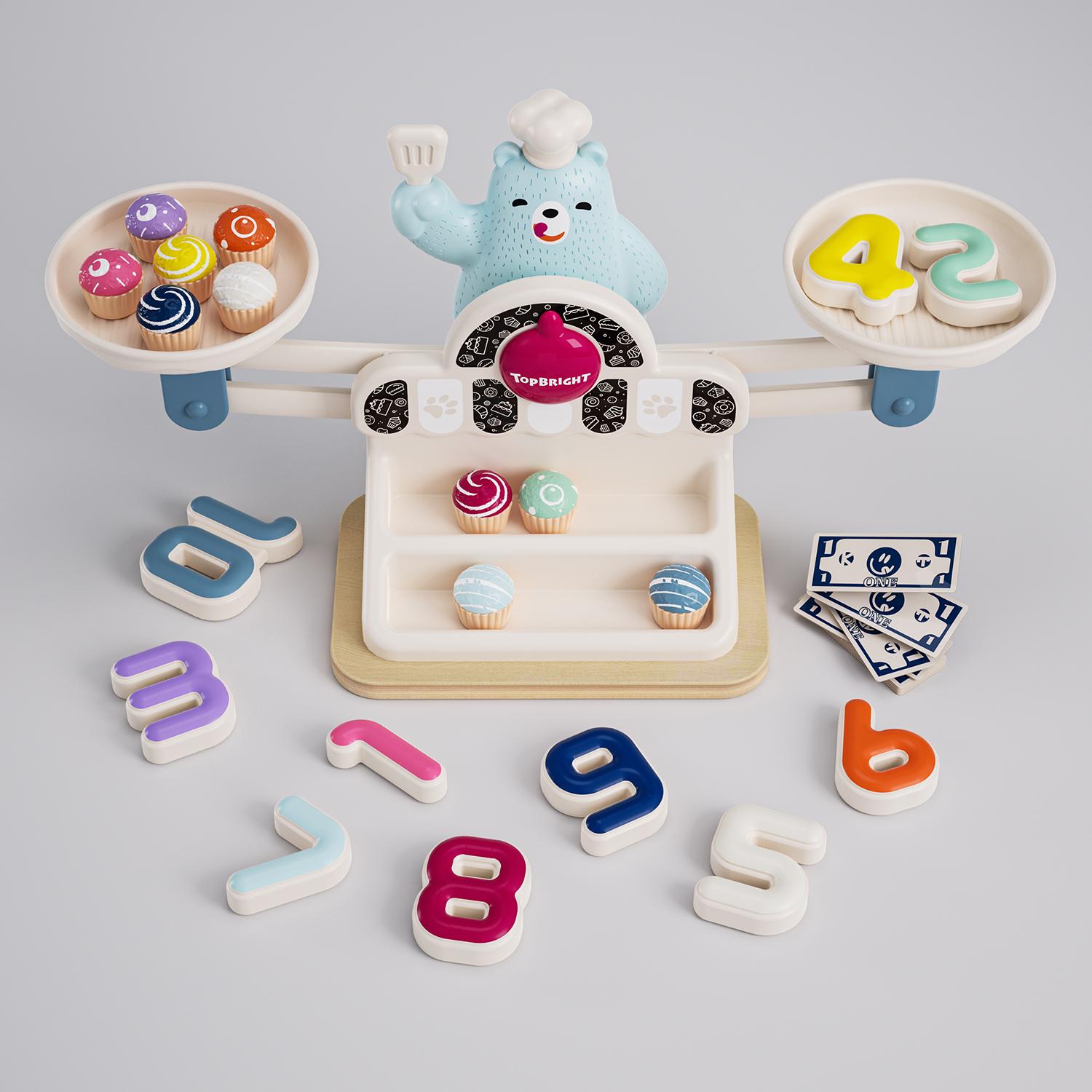 Top Bright Lavinimo žaislas TopBright Yummy Bear Scale 121089TB