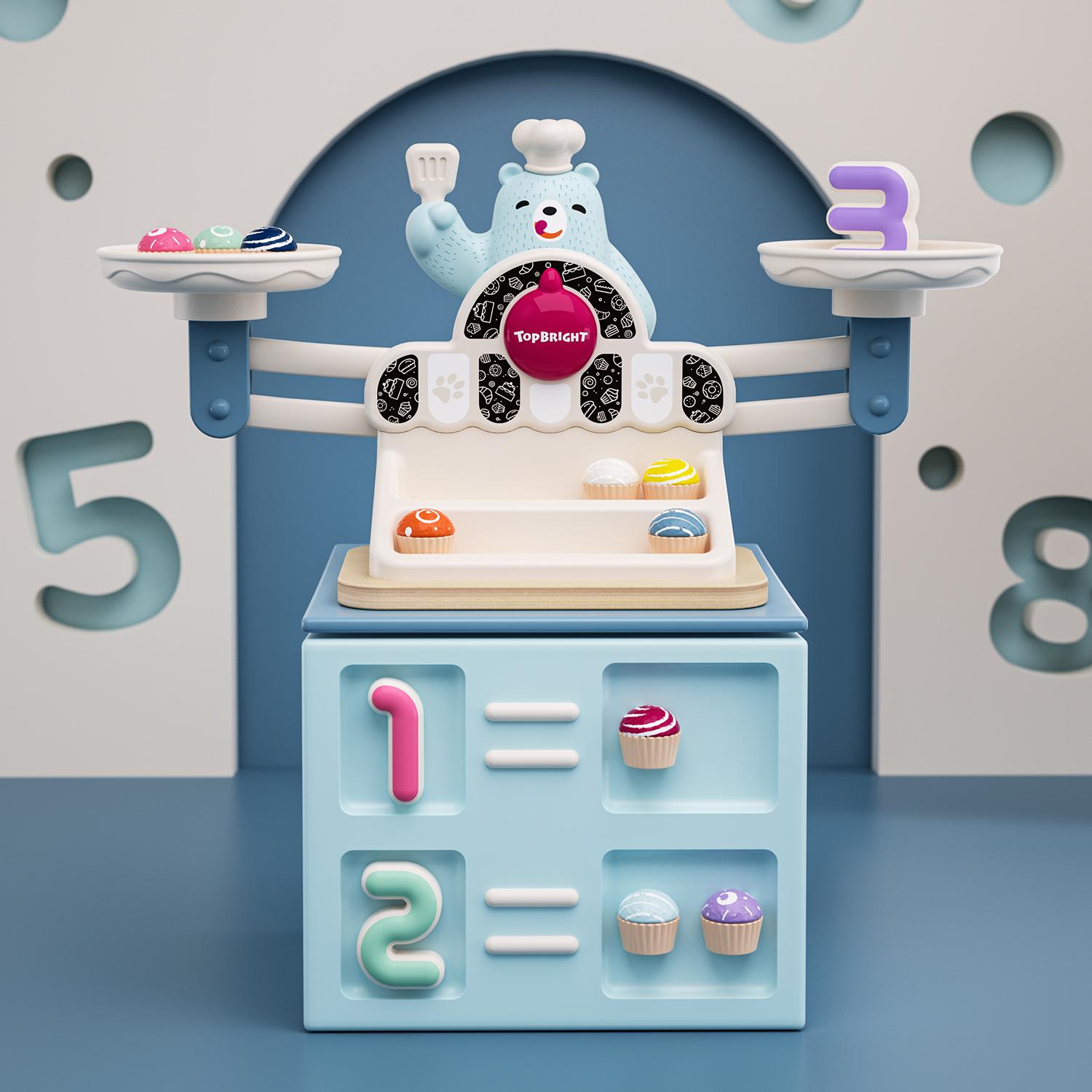 Top Bright Lavinimo žaislas TopBright Yummy Bear Scale 121089TB
