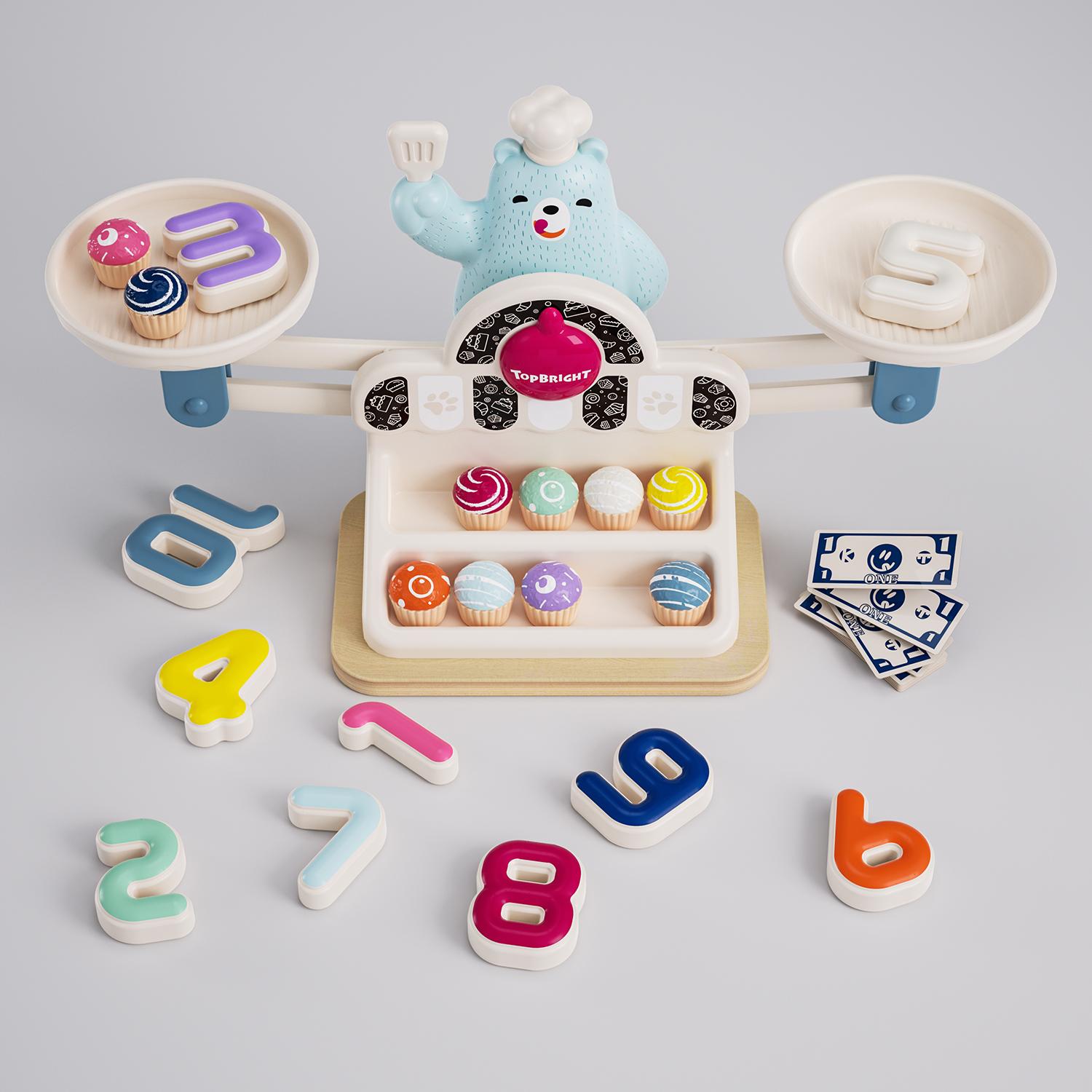 Top Bright Lavinimo žaislas TopBright Yummy Bear Scale 121089TB