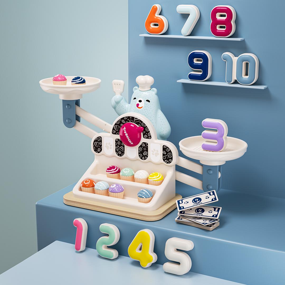 Top Bright Lavinimo žaislas TopBright Yummy Bear Scale 121089TB