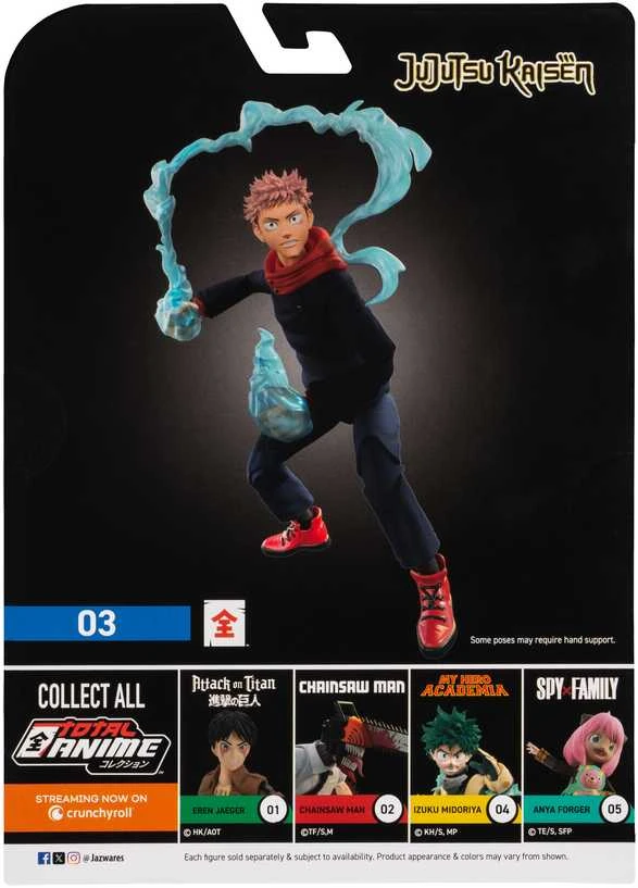 Lanksti figūrėlė Total Anime, 15 cm (atsitiktinė)