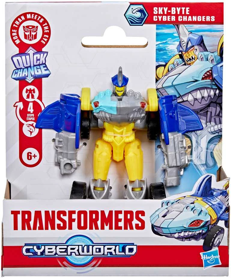 TRANSFORMERS TRANSFORMERIAI Cyberworld Figūrėlė Cyber Changers, 10 cm