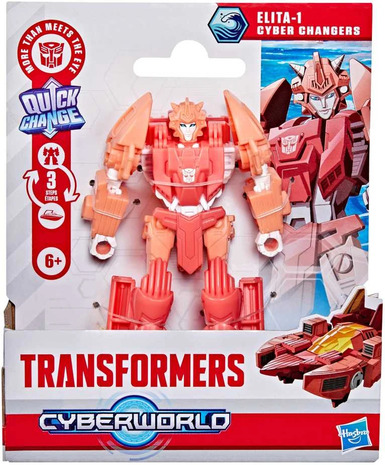 TRANSFORMERS TRANSFORMERIAI Cyberworld Figūrėlė Cyber Changers, 10 cm