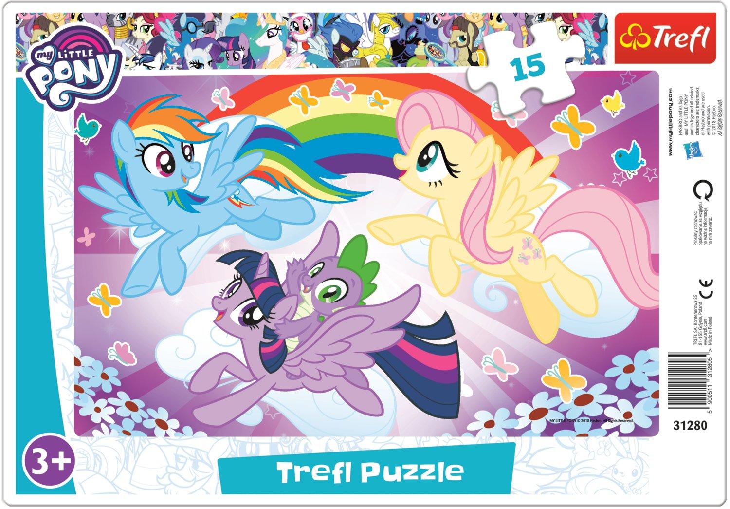 TREFL MY LITTLE PONY dėlionė „Mažieji poniai“, 15 det.