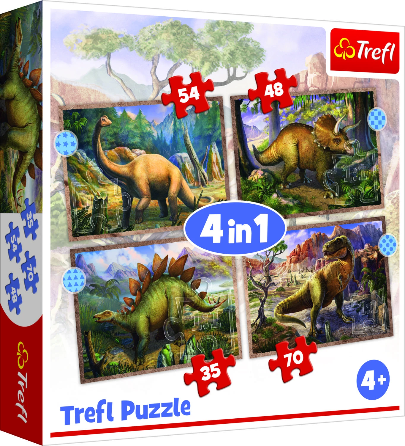 Trefl Dėlionė 207 vnt. - Dinozaurai