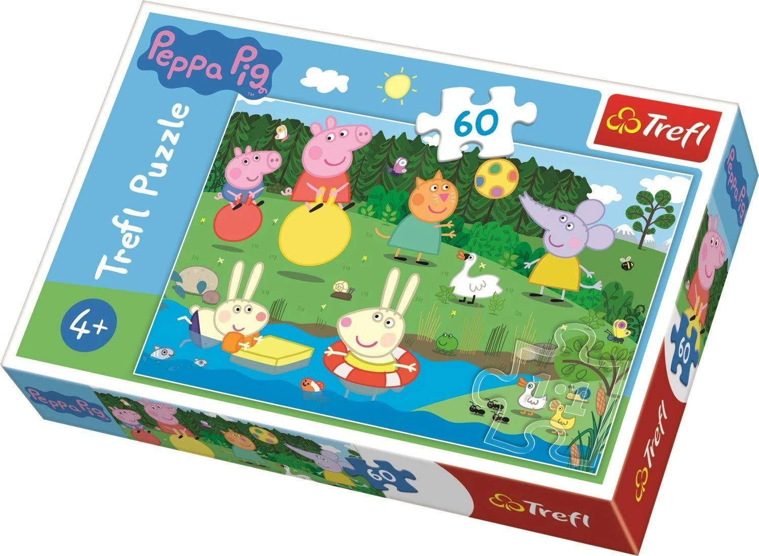 Trefl Dėlionė 60 vnt. - Peppa Pig ir draugai aprašymas - Prekės nuotrauka