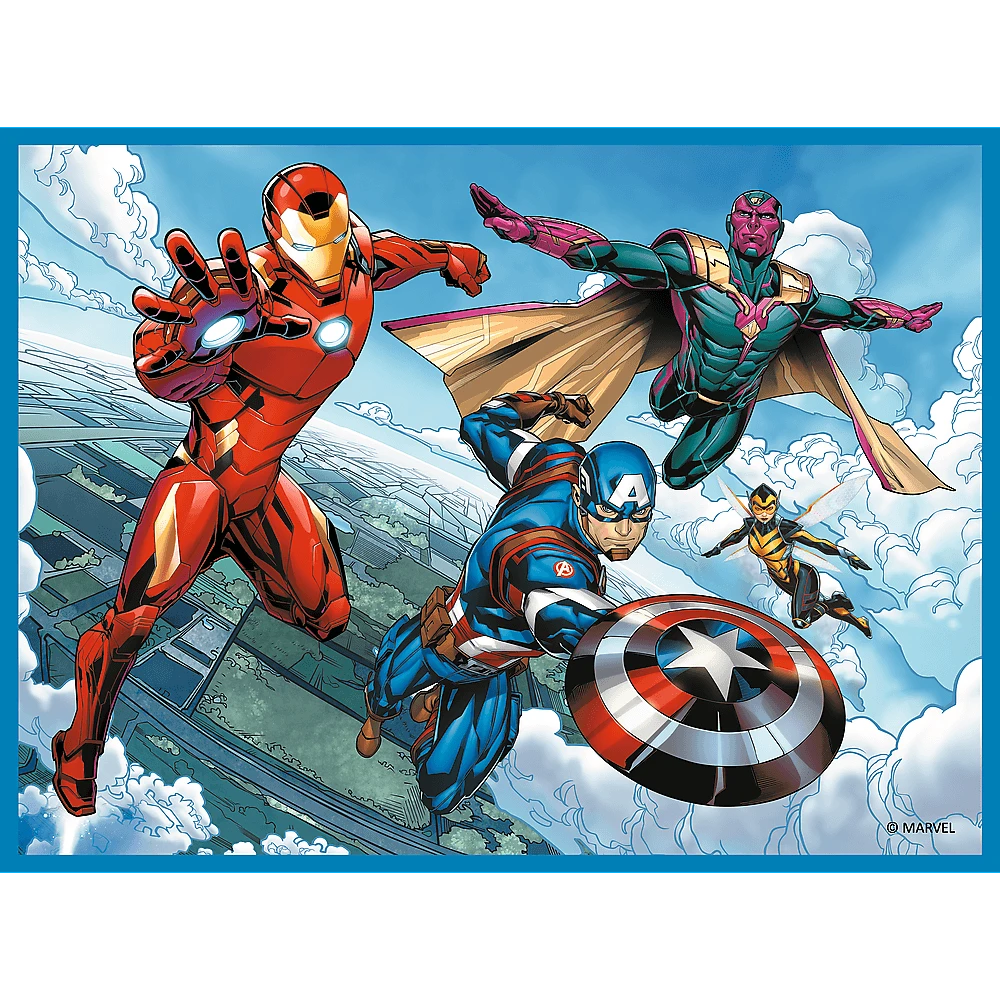 Trefl "Keršytojai" (Avengers) dėlionė-žaidimas 30+ 48+ 24 memo kortelės