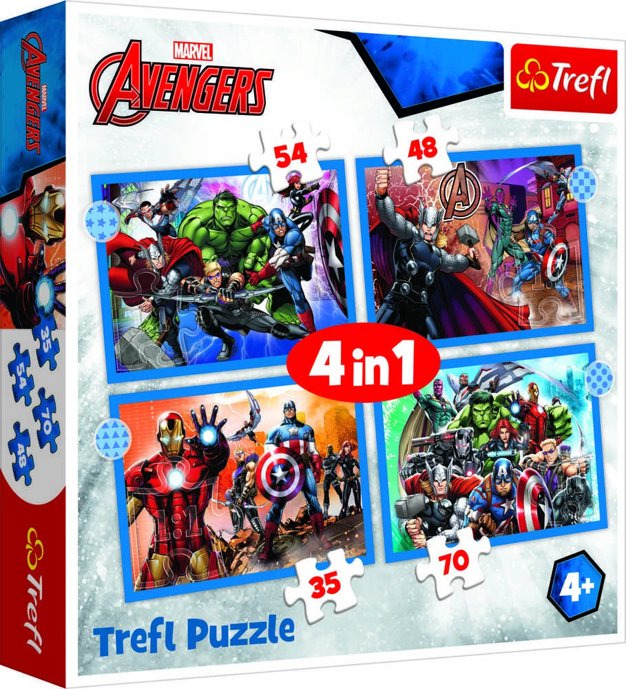 Trefl Dėlionė 207 vnt. - Keršytojai (The Avengers) aprašymas - Prekės nuotrauka