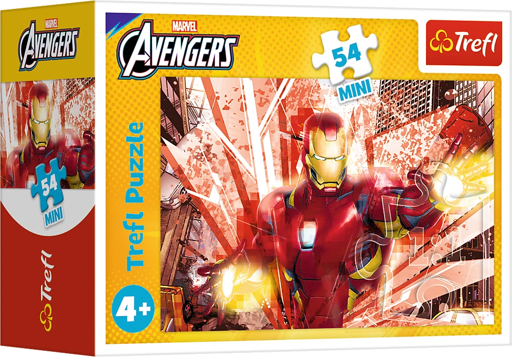 TREFL AVENGERS mini dėlionė „Keršytojai“ 54 det.