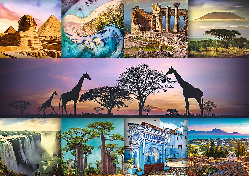Trefl Dėlionė 1000 vnt. - Afrika