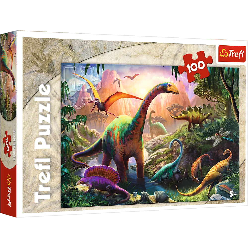 Trefl Dėlionė 100 vnt. - Dinozaurai
