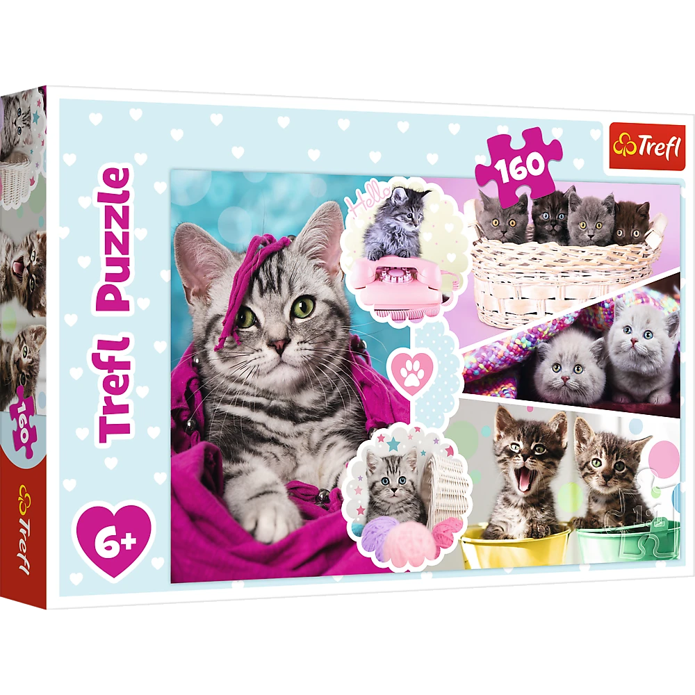 Trefl Dėlionė 160 vnt. - Kačiukai